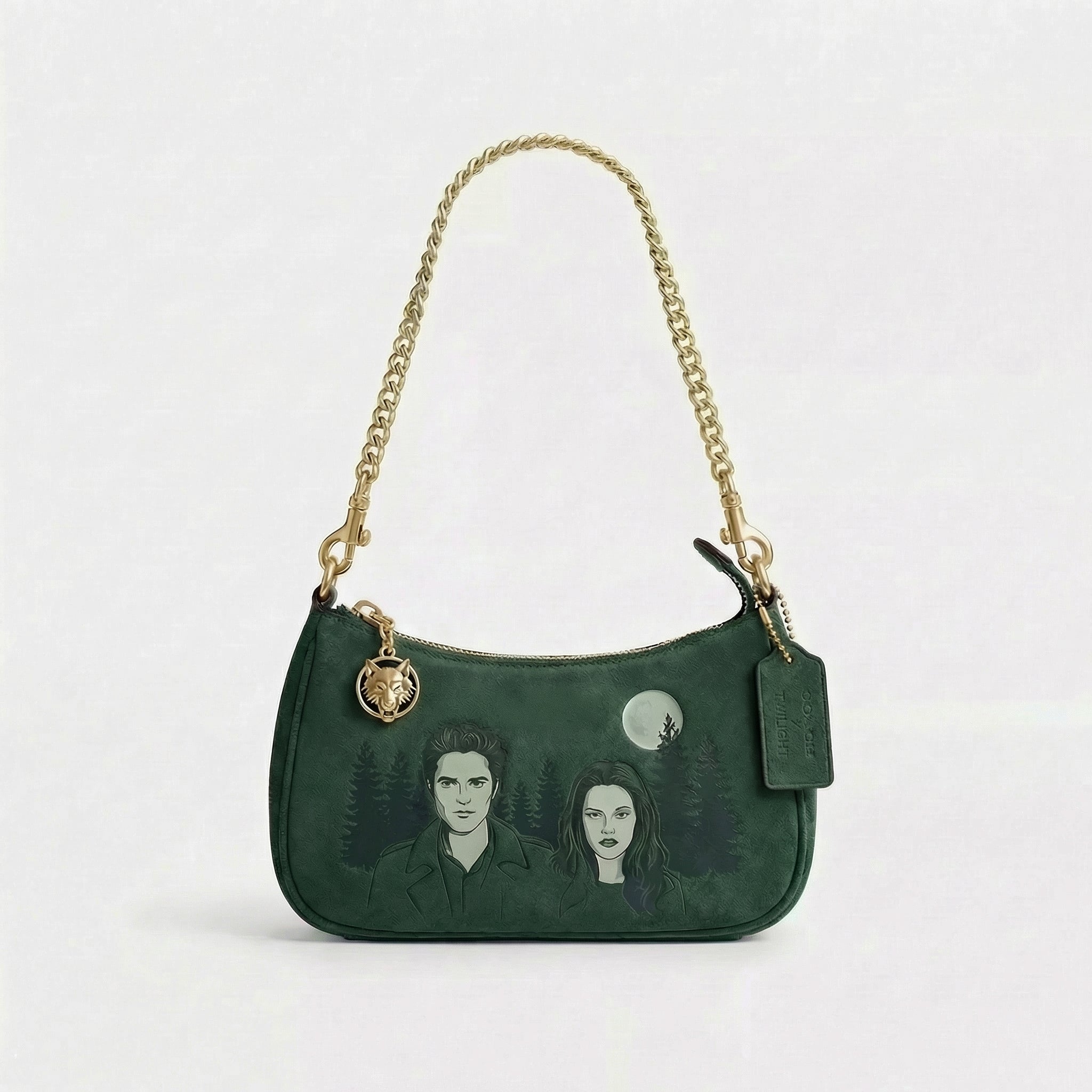 Green Suede Bag